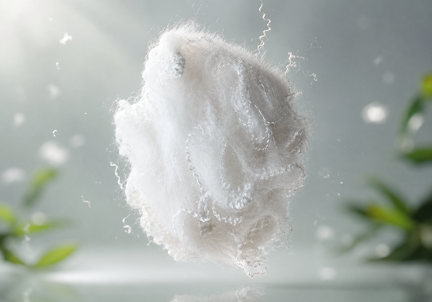 Recycled Polyester Staple Fiber – Solid Super White (Grade A)